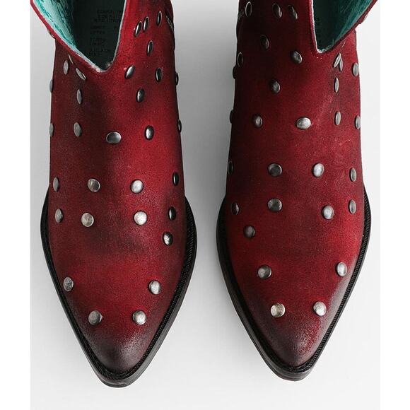 Corral red suede Studded Leather Western Boots - Picture 14 of 14